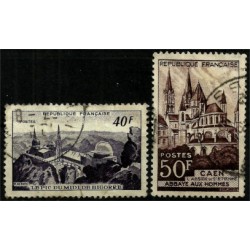 (673-674) Francia. 1951. Serie Completa. Paisajes (Usado)