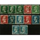 (185 a 196) Francia. 1923-26. Serie Completa. Louis Pasteur (Usado)