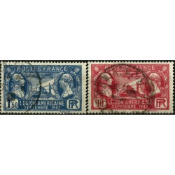 (243-244) Francia. 1927. Serie Completa. Legión Americana (Usado)