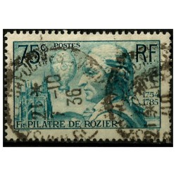 (308) Francia. 1936. 0,75 Francs. Pilatre de Rozier (Usado)