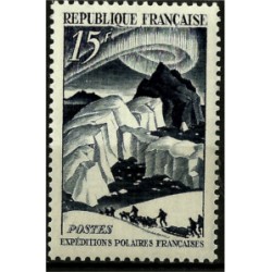 (611) Francia. 1949. 15 Francs. Expediciones Polares (Nuevo)