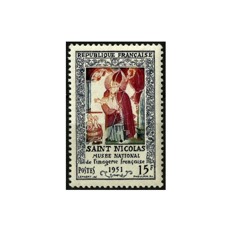 (657) Francia. 1951. 15 Francs. San Nicolás (Nuevo)