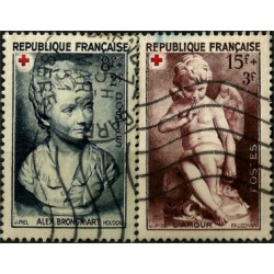 (B255-B256) Francia. 1950. Serie Completa. Cruz Roja (Usado)