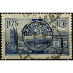 (352) Francia. 1938. 1,75 Franc. Visita Reyes de Inglaterra (Usado)