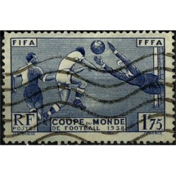 (349) Francia. 1938. 1,75 Franc. Copa del Mundo (Usado)