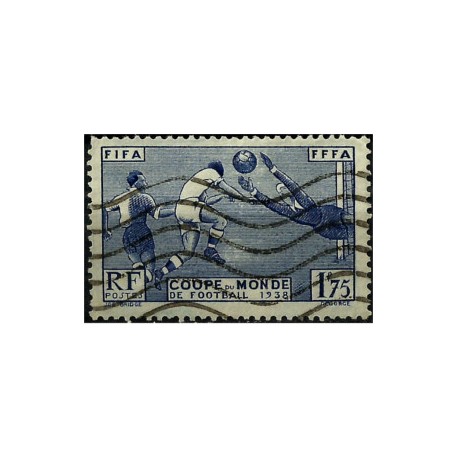 (349) Francia. 1938. 1,75 Franc. Copa del Mundo (Usado)