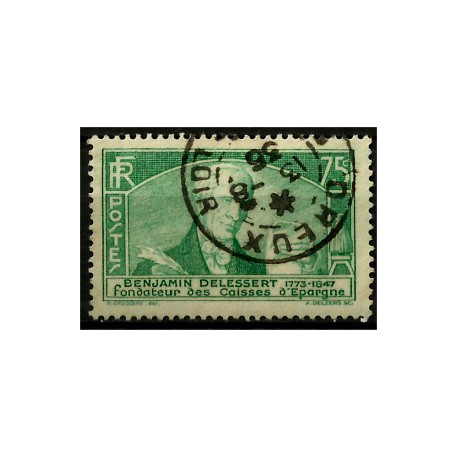 (301) Francia. 1935. 0,75 Francs. Benjamin Delessert (Usado)