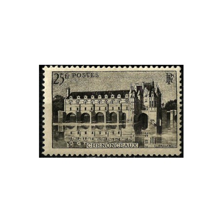 (496) Francia. 1944. 25 Francs. Chenonceaux (Nuevo)