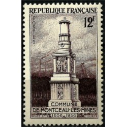 (800) Francia. 1956. 12 Francs. Commune de Montceau Les Mines (Nuevo)