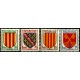 (782 a 785) Francia. 1955. Serie Completa. Escudos de Armas (Nuevo)