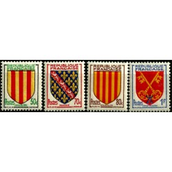 (782 a 785) Francia. 1955. Serie Completa. Escudos de Armas (Nuevo)