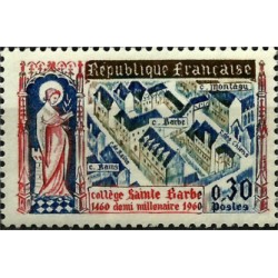 (983) Francia. 1960. 0,30 Francs. Colegio Santa Barbara (Nuevo)