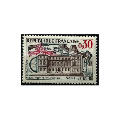 (951) Francia. 1960. 0,30 Francs. Museo Arte y Industria, Saint-Etienne (Nuevo)