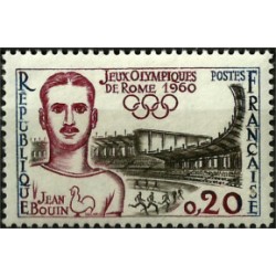 (969) Francia. 1960. 0,20 Francs. Jean Bouin (Nuevo)