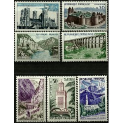 (943 a 949) Francia. 1960. Serie Completa. Serie Turística (Nuevo)