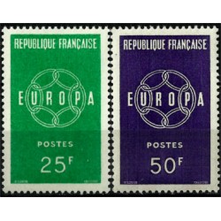 (929-930) Francia. 1959. Serie Completa. EUROPA (Nuevo)