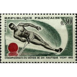 (1073) Francia. 1963. 0,30 Francs. Campeonato Mundial Ski, Vichy (Nuevo)