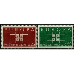 (1074-1075) Francia. 1963. Serie Completa. EUROPA (Nuevo)