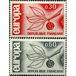 (1131-1132) Francia. 1965. Serie Completa. EUROPA (Nuevo)