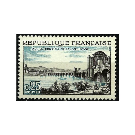 (1155) Francia. 1966. 0,25 Francs. Pont-Saint-Esprit (Nuevo)