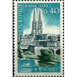 (1158) Francia. 1966. 0,40 Francs. Niort (Nuevo)