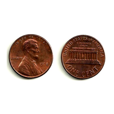 (201) Estados Unidos de América. 1978. 1 Cent (MBC)