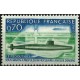 (1259) Francia. 1969. 0,70 Francs. Submarino Nuclear (Nuevo)