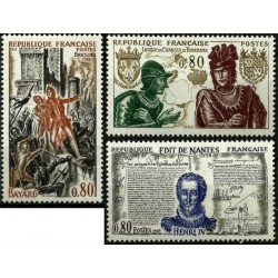 (1260 a 1262) Francia. 1969. Serie Completa (Nuevo)