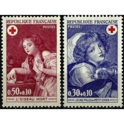 (B452-453) Francia. 1971. Serie Completa. Cruz Roja (Nuevo)