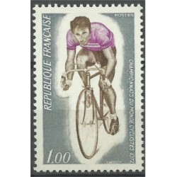 (1350) Francia. 1972. 1,00 Franc. Mundial Ciclismo (Nuevo)