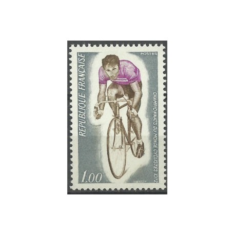 (1350) Francia. 1972. 1,00 Franc. Mundial Ciclismo (Nuevo)