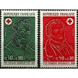 (B461-B462) Francia. 1972. Serie Completa. Cruz Roja (Nuevo)