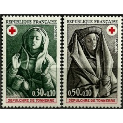 (B471-B472) Francia. 1973. Serie Completa. Cruz Roja (Nuevo)