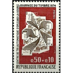 (B477) Francia. 1974. 0,50 + 0,10 Francs. Día del Sello (Nuevo)