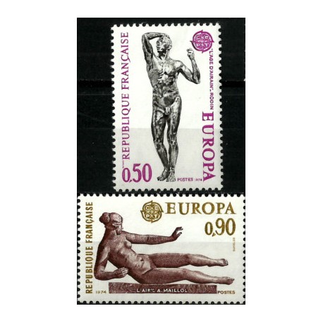 (1399-1400) Francia. 1974. Serie Completa. EUROPA (Nuevo)