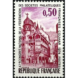 (1412) Francia. 1974. 0,50 Franc. 47é Congrés Societes Philateliques (Nuevo)