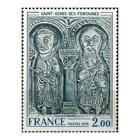 (1464) Francia. 1976. 2,00 Francs. Saint Genis des Fontaines (Nuevo)