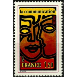 (1482) Francia. 1976. 1,20 Francs. La Communication (Nuevo)