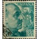 (1050) 1949-53. 35 Céntimos. General Franco (Usado)