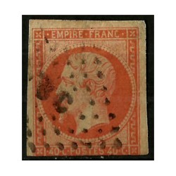 (18) Francia. 1853-60. 40 Centimes. Emperador Napoleón (Usado)