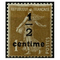 (P8) Francia. 1933. ½ Centime. Sembradora (Nuevo)