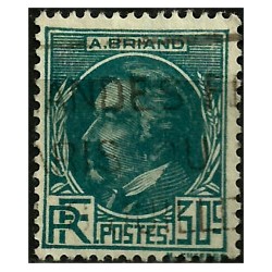 (291) Francia. 1933. 30 Centimes. A. Briand (Usado)