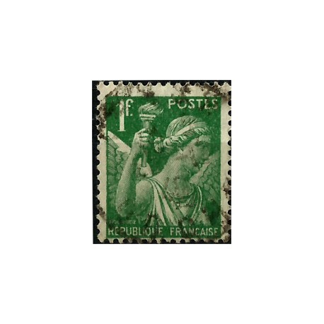 (377) Francia. 1939-44. 1 Franc. Iris (Usado)