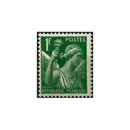 (377) Francia. 1939-44. 1 Franc. Iris (Nuevo)