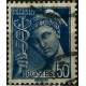 (364) Francia. 1938-42. 50 Centimes. Mercurio (Usado)