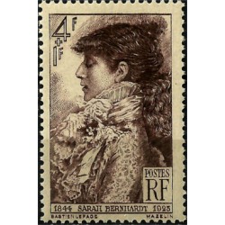 (B191) Francia. 1945. 4 + 1 Franc. Saraii Bernhardt (Nuevo)