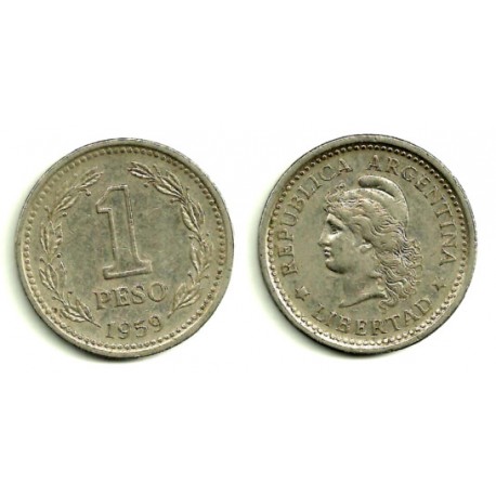 (57) Argentina. 1959. 1 Peso (MBC)