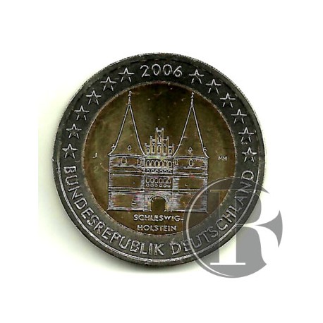 Alemania. 2006(J). 2 Euro (SC) Schleswig-Holstein