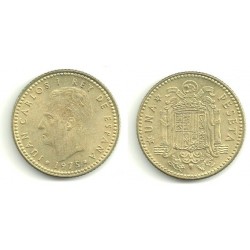 España. 1975*(78). 1 Peseta (SC) Variante Tile en Ñ