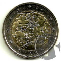 Italia. 2008. 2 Euro (SC) Derechos Humanos